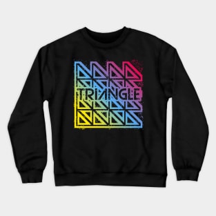 Triangle Rainbow Crewneck Sweatshirt